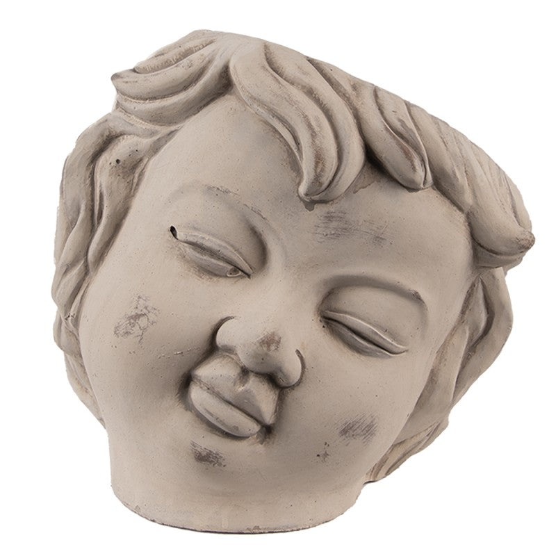 POT DE FLEUR TETE CHERUBIN 23x26x22 cm
