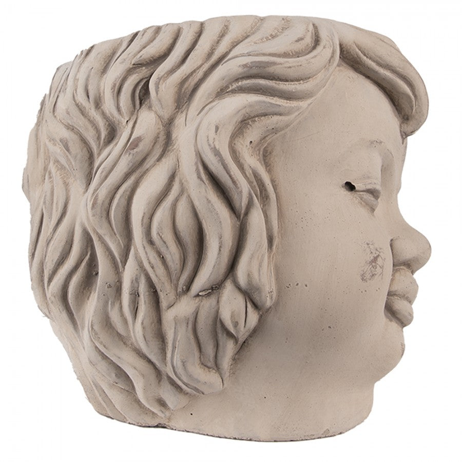 POT DE FLEUR TETE CHERUBIN 23x26x22 cm