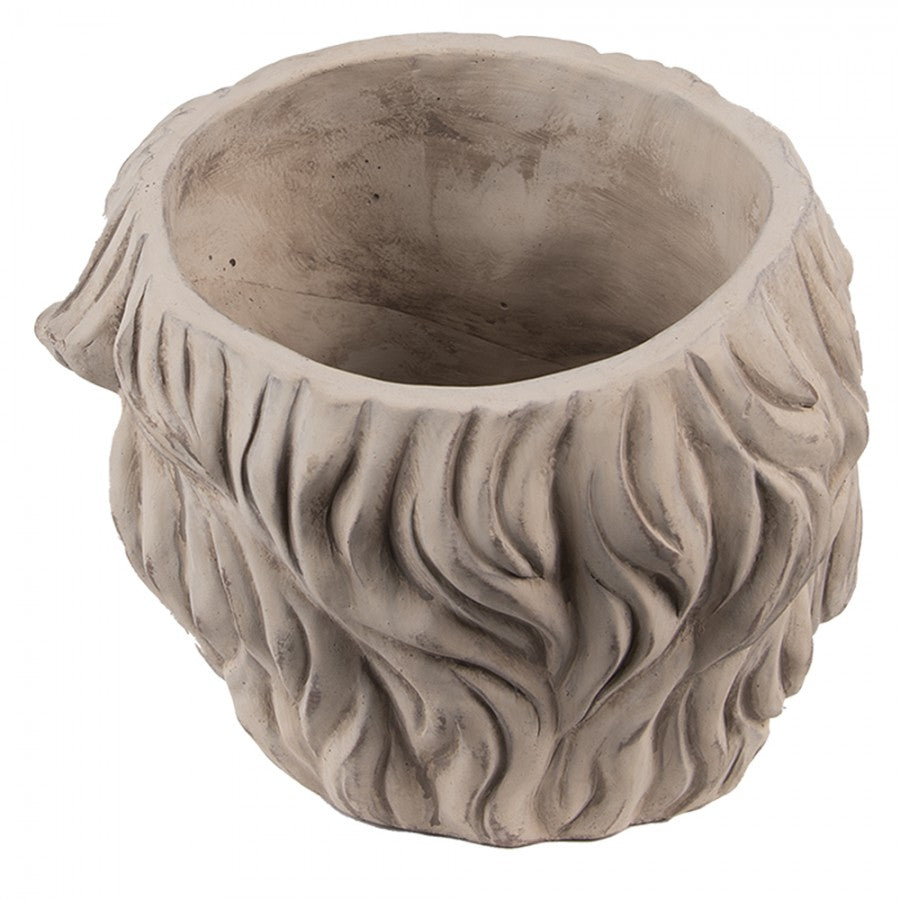 POT DE FLEUR TETE CHERUBIN 23x26x22 cm